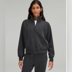 Lululemon Brushed Softstreme funnel neck full zip